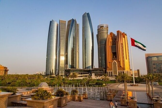 Abu Dhabi City Tour, Grand Mosque, Emirates Palace And The Louvre - Entering the Sheikh Zayed Grand Mosque Center