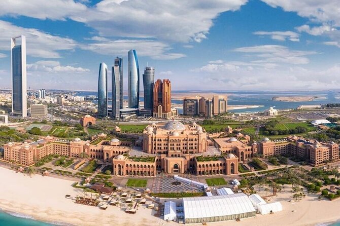 Abu Dhabi City Tour with Grand Mosque, BAPS Temple - Emirates Palace, Heritage Village, and the Corniche: Luxury, Then Real Life