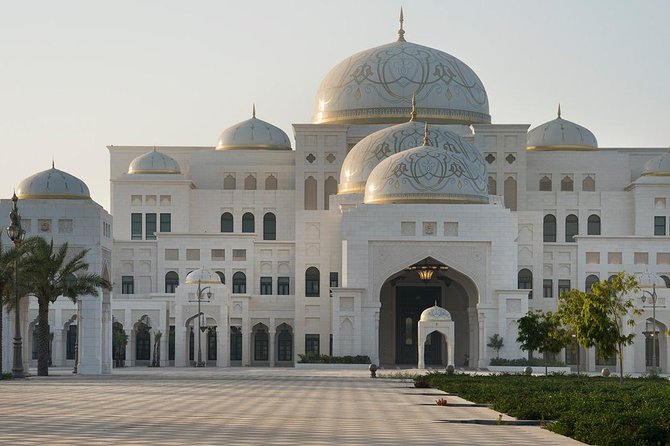 Abu Dhabi Full Day City with Grand Mosque Visit , Ferrari World Stop - Ferrari World Outside: The Photo Stop With Clear Limits