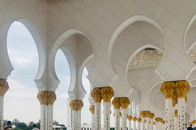 Abu Dhabi Tour Grand Mosque Emirates Palace Heritage Village - Louvre Abu Dhabi Exterior: The Dome and Water Setting