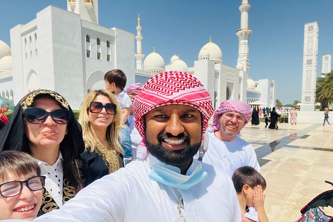 Abu Dhabi Tour Grand Mosque Emirates Palace Heritage Village - Ferrari World Yas Island: Quick Photos, No Rides