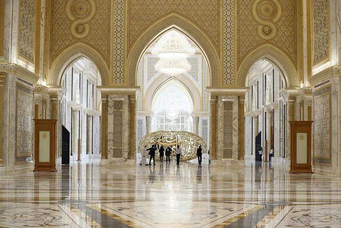Abu Dhabi Tour: Grand Mosque, Heritage Village, Emirates Palace & Qasr Al Watan - Qasr Al Watan: the guided inside tour you’ll actually remember