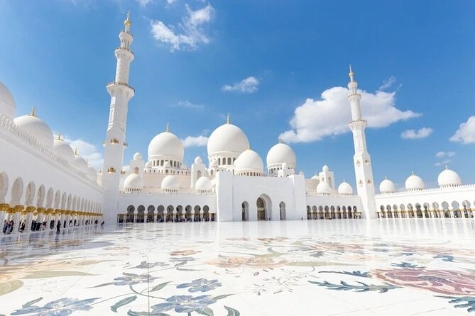 Baps Hindu Temple and Sheikh Zayed Grand Mosque Tour - Sheikh Zayed Grand Mosque: marble, chandeliers, and a courtyard you feel
