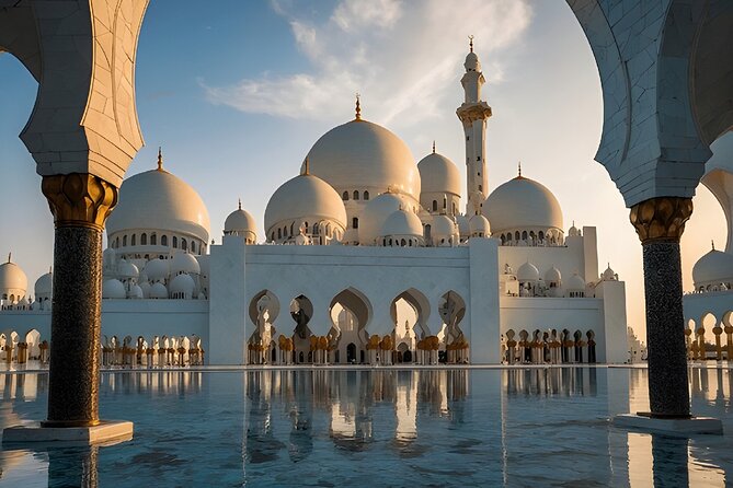 BAPS Hindu Temple And Sheikh Zayed Mosque Tour - Sheikh Zayed Grand Mosque Center: scale, symmetry, and the “wow” factor