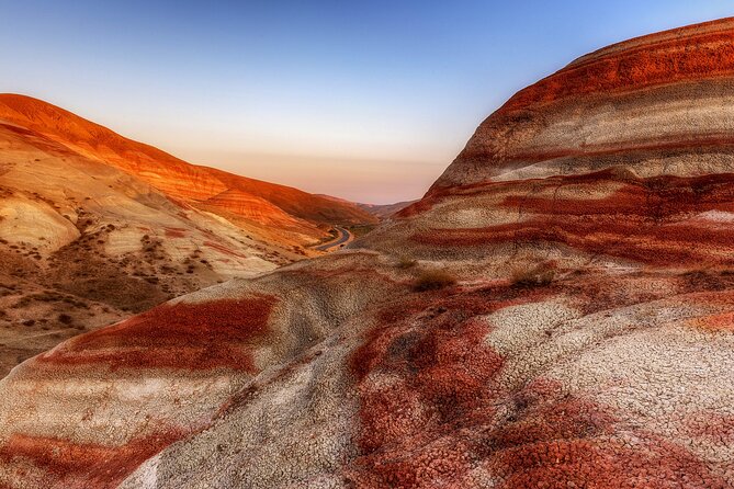 Candy Mountains, Pink Lake, Altiaghaj Forest, Bibiheybat Mosque - Getting To the Start Point and How the Day Flows