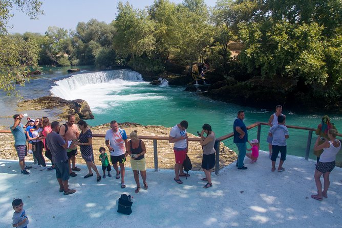City of Side: Electric Catamaran Cruise & Lunch & Waterfall - Seleukia (Lybre) Roman City: Ruins + Views Without the Long Trek