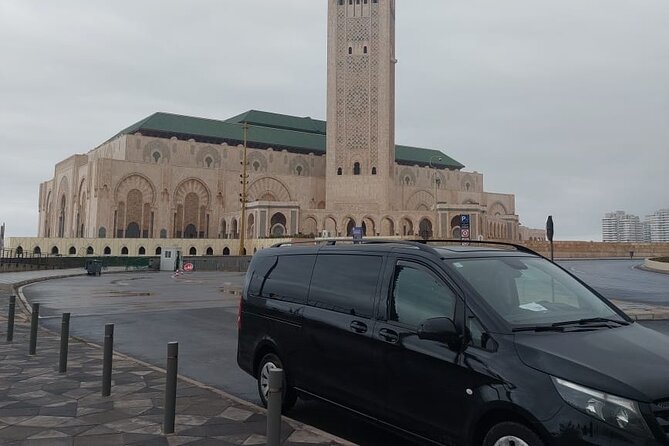 Discover Casablanca City and skip the line to Hassan II Mosque - Mohammed V Square and Marche Central: Moorish-Art Deco edges plus market reality