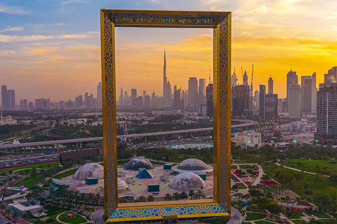 Dubai: Frame Tickets, Creek, Souks & Blue Mosque Guided Tour - Dubai Frame: the ticket option and the best way to use your hour