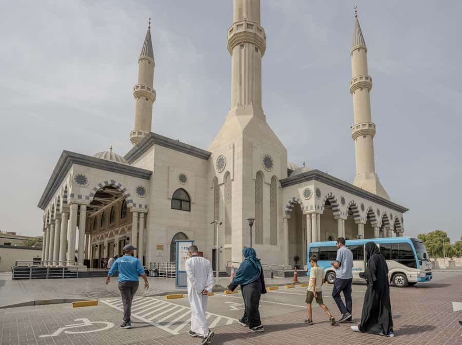 Dubai: Half-Day City Tour with Blue Mosque, Creek, and Souks - The Mosque Stop: Blue Mosque Entry and Guided Interior Time
