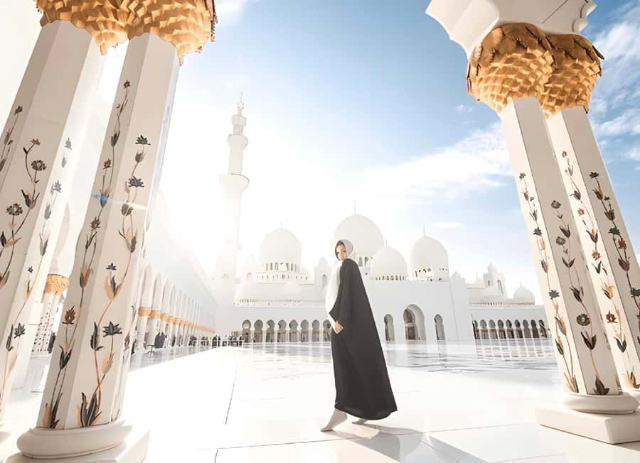 Dubai: Sheikh Zayed Mosque & Ferrari World Entry w/ Transfer - How the day runs: Dubai pickup, Abu Dhabi sights, and back again