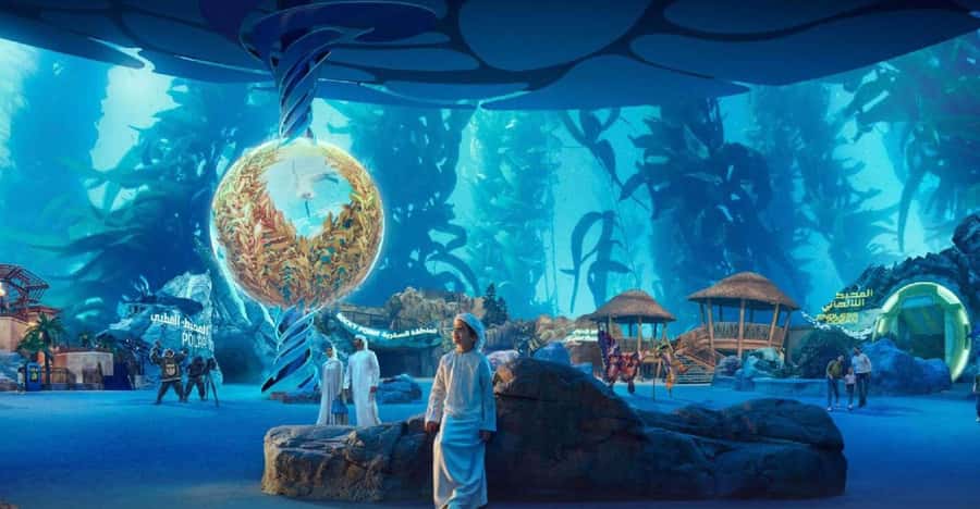 Dubai: Sheikh Zayed Mosque & SeaWorld Entry w/ Transfer - SeaWorld Abu Dhabi: Marine Life, Interactive Exhibits, and Ride Time