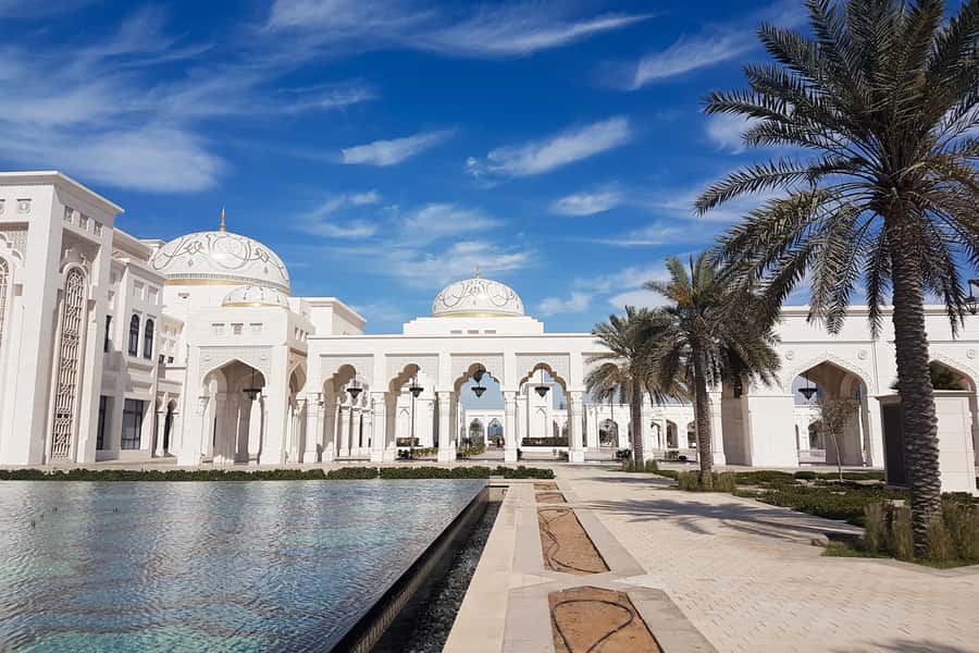 Dubai to Abu Dhabi Private Tour: Grand Mosque & Royal Palace - Price for $446 per group: value math for two people