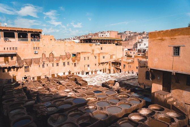 Fez in One Day: Qaraouiyine Mosque, Tanneries, Medersa & Mellah... - Chouara Tannery and Sidi Mussa: watch the work from above