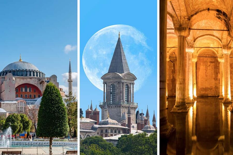 Flexible Combo: Hagia Sophia, Topkapi, Basilica, Blue Mosque - Dress code and the security reality at Hagia Sophia and the Blue Mosque