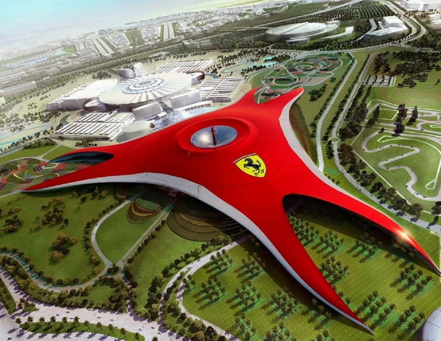 From Dubai: Abu Dhabi Tour with Sheikh Zayed Mosque - Yas Island and Ferrari World: quick photos, big color