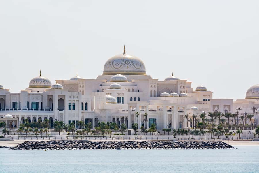 From Dubai: Full Day City Tour, Grand Mosque, Qasr Al Watan - Louvre Abu Dhabi and Corniche views: short photo moments with big skyline payoff