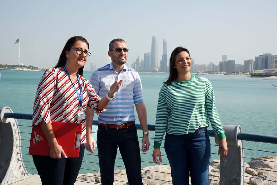 From Dubai: Full Day City Tour, Grand Mosque, Qasr Al Watan - Qasr Al Watan: palace architecture that explains the UAE