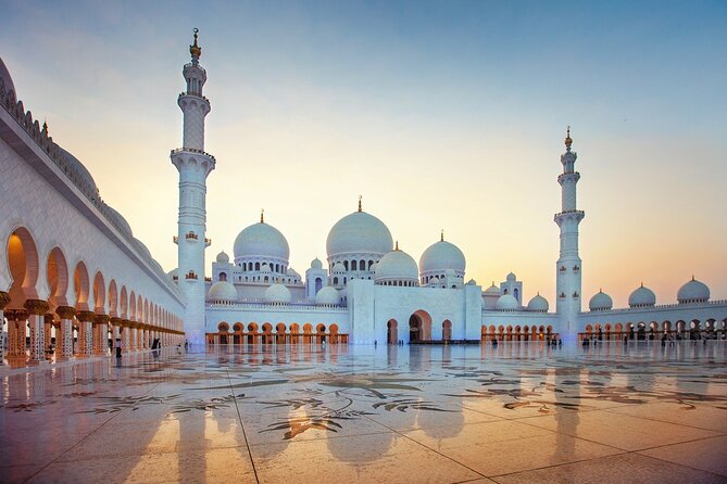 Grand mosque And Qasr Al Watan Abu Dhabi Private Tour From Dubai - Sheikh Zayed Grand Mosque Center: 82 Domes, 1,000 Columns, and Real Wow Factor