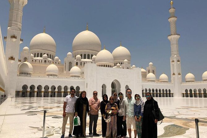 Half day City Tour of Abu Dhabi with Sheikh Zayed Grand mosque - Sadiyat Island and the museum district you’ll see mid-construction