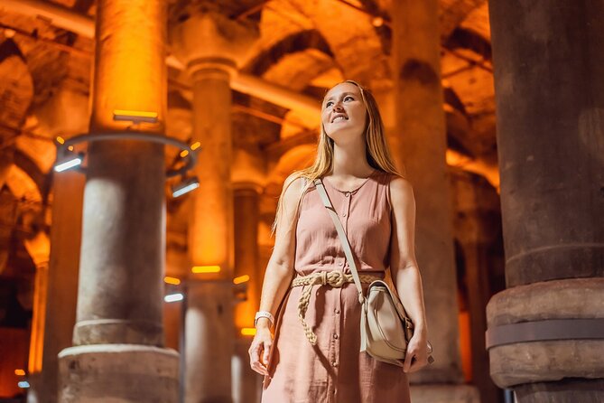 Istanbul: Blue Mosque, Hagia Sophia & opt. Basilica Cistern Tour - Basilica Cistern option: underground cool and strange Medusa details