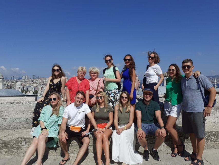 Istanbul: Hagia Sophia, Blue Mosque, Cistern & Bazaar Tour - Blue Mosque: Six Minarets, Blue Iznik Tiles, and the Headscarf Moment