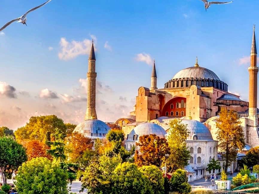 Istanbul: Hagia Sophia & Blue Mosque Entry Tickets - Hagia Sophia guided entry: domes, mosaics, and the 25-language audio guide