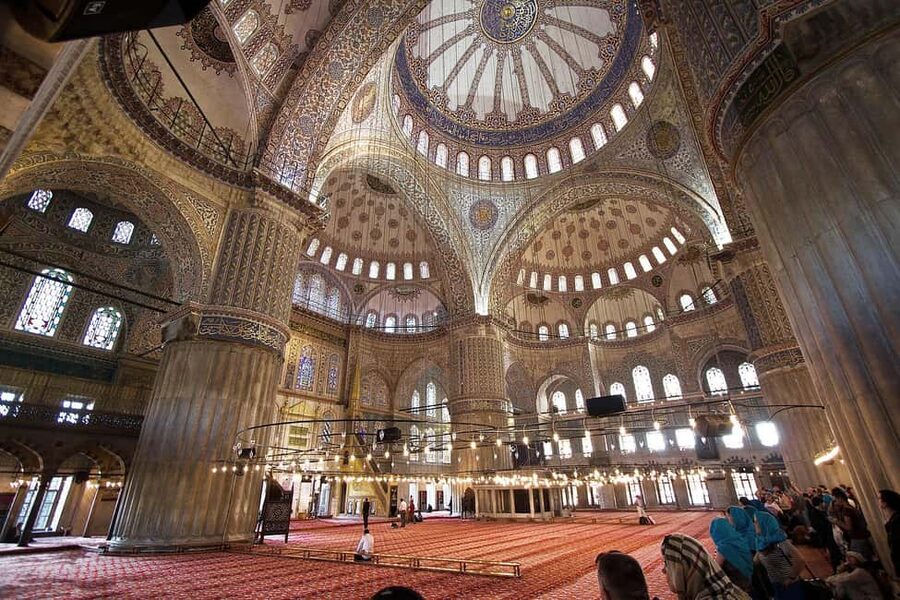 Istanbul: Hagia Sophia, Blue Mosque Guided Tour, & Tickets - Entering the Blue Mosque: Tiles, Etiquette, and the Sultanahmet Name
