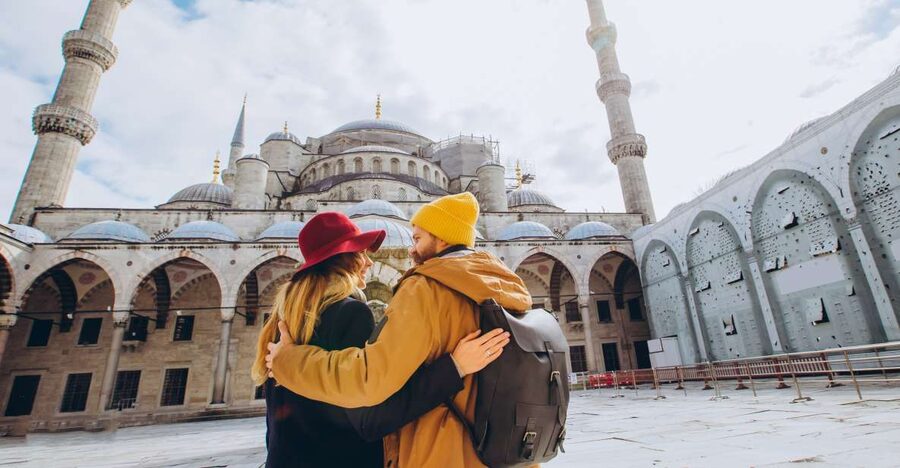 Istanbul: Private photoshoot at Hagia Sophia&Blue Mosque - How the Photographer Guides Your Poses Around Two Icons