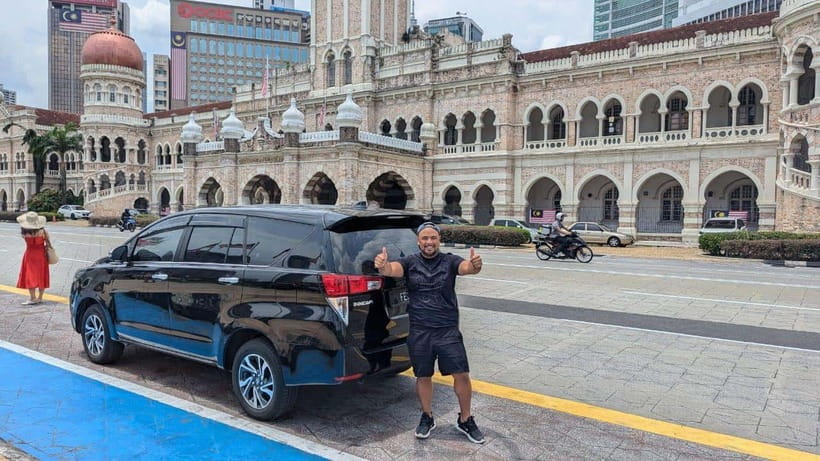 Kuala Lumpur: Batu Caves, Thean Hou Temple & National Mosque - Masjid Negara: the blue dome, 73-meter minaret, and calm prayer halls