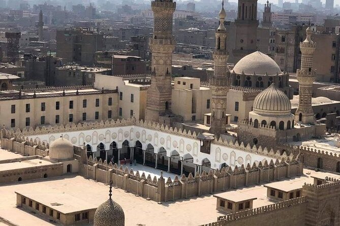 National Museum of Egyptian Civilization, Islamic Cairo Mosques - Downtown Cairo lunch and Khan el-Khalili time: a needed break