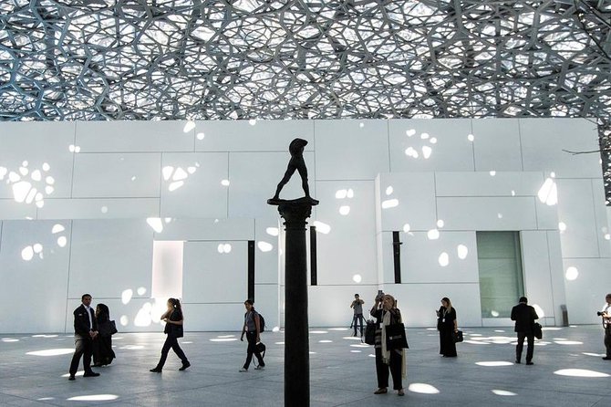 Private Abu Dhabi City Tour with Louvre Museum & Sheikh Zayed Grand Mosque - Emirates Heritage Village and Emirates Palace interior time