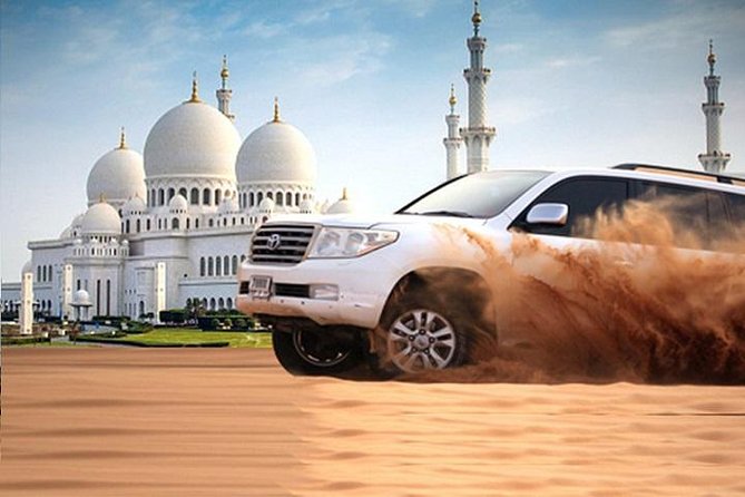 Sheikh Zayed Grand Mosque & Dubai Evening Desert Safari Combo - A Two-World Day: Mosque Morning, Desert Evening