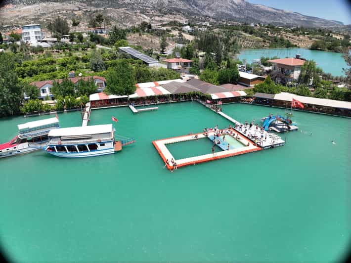 Side: Electric Catamaran Cruise, Waterfall, Seleukia, Mosque - Village house + gözleme: where the day turns from sightseeing into food