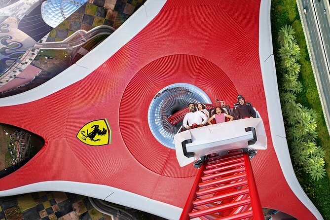Visit To Ferrari World And Sheikh Zayed Mosque - The Ferrari World Block on Yas Island: 4 Hours to Chase Rides